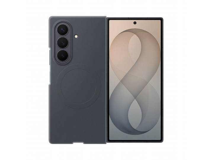 Samsung Silicio Back Cover Negro Magnético Samsung Galaxy Z Fold 8 Ultra