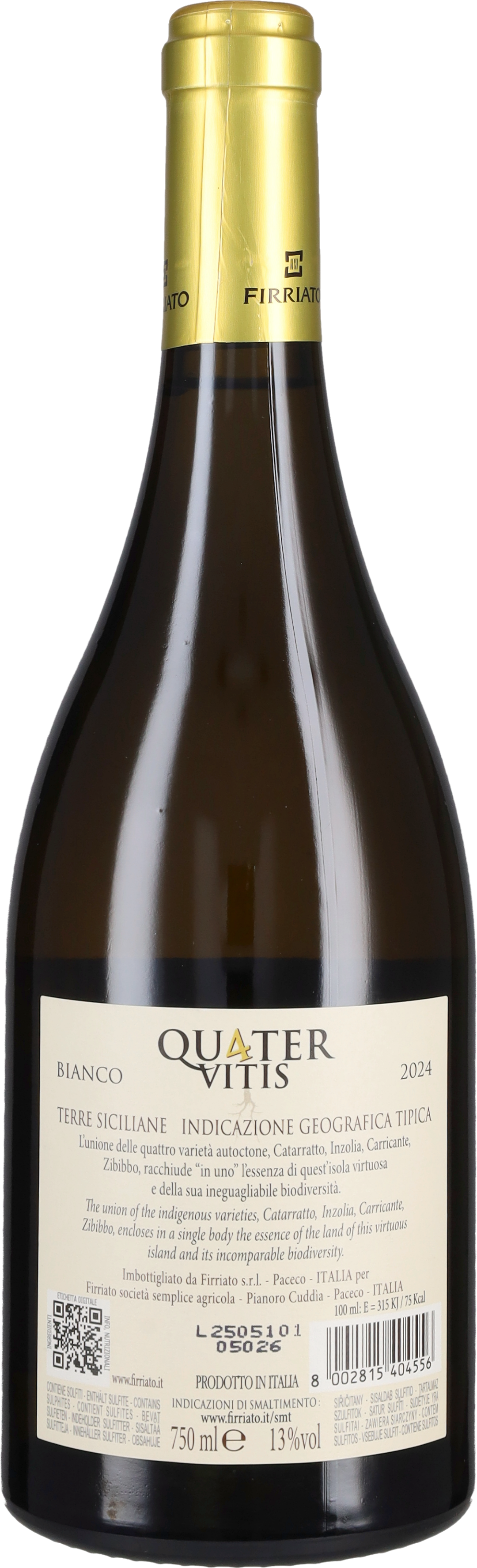 Quater Vitis' Bianco Firriato 2024