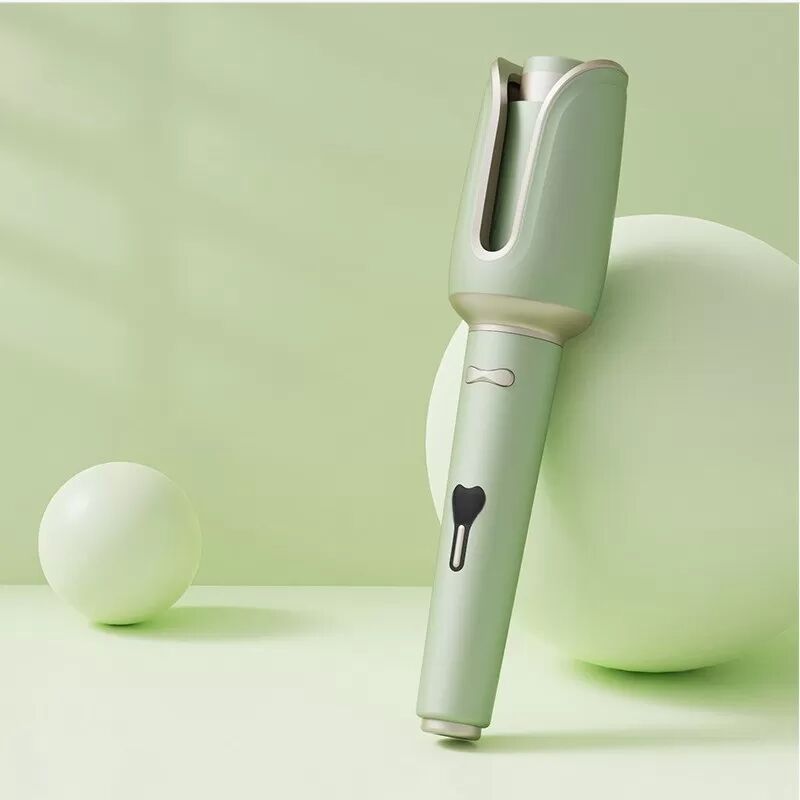 INF Fer à boucler automatique - Fer à boucler rotatif en céramique de 32 mm avec température réglable Vert