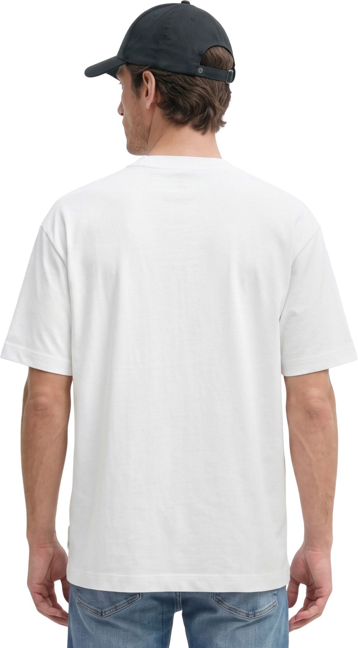 Marc O' Polo T-Shirt MARC O'POLO, Herren, Gr. L, weiß, Obermaterial: 100% Baumwolle, Rundhals, Shirts T-Shirt, relaxed fit aus schwerem Bio-Baumwoll-Jersey