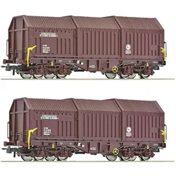 Roco H0 2er-Set Teleskophaubenwagen der ÖBB (Spur H0)