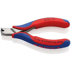 KNIPEX 64 02 115 Elektronik-Vornschneider mit Mehrkomponenten-Hüllen 115 mm