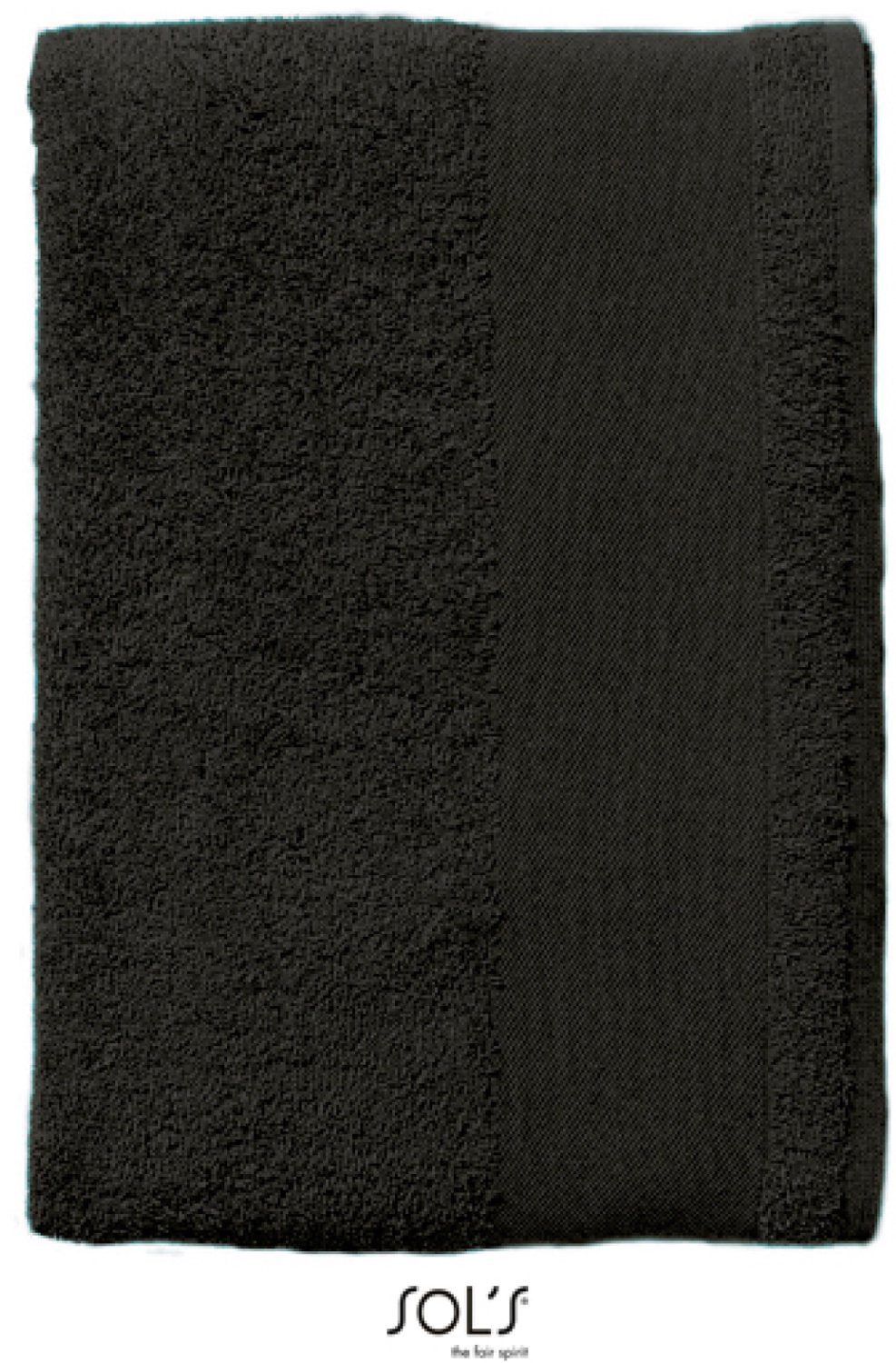 SOL´S Guest Towel Island 30 - Zwart - 30 x 50 cm