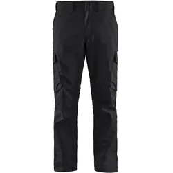 Stretch Bundhose "1444" Industrie - C56 - schwarz/rot
