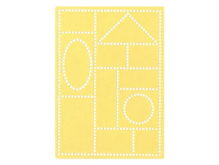 Sizzix Thinlits Die Set-Faux Verzending van Eileen Hull, Grijs