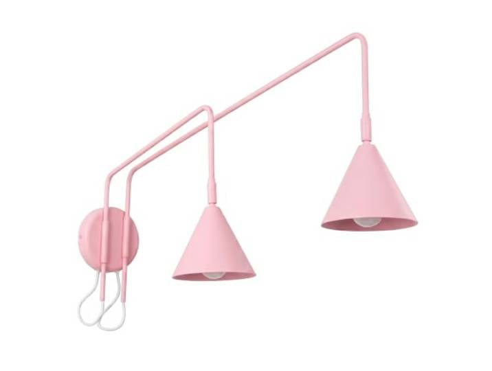 SOLLUX lighting Applique murale rose NOX 2 avec un interrupteur