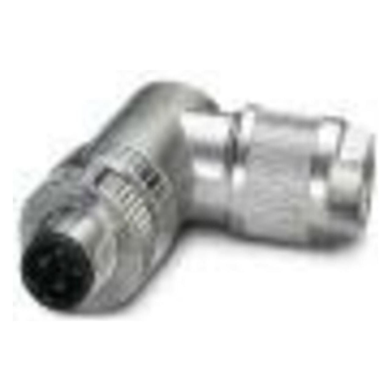 Phoenix Contact M12,4P,RA Sh.Plug,SP-CON,A-cod,Pushin,PN (1424684)
