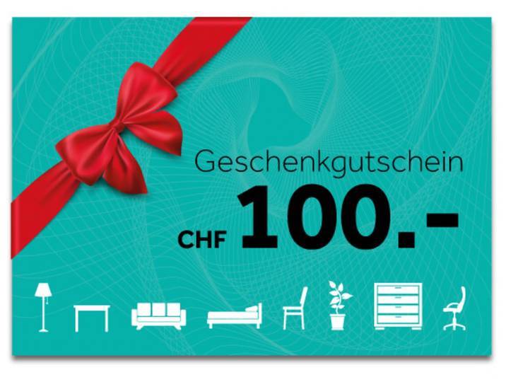 Geschenkgutschein Chf 100.- Per Post
