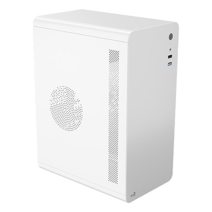 AeroCool PC Gehäuse CS-110-S-WT-v1 Mini-Tower Weiß ACCS-PC18014.21