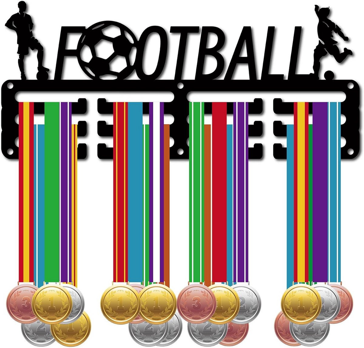 Medaillehouder voor voetbal en sportprijzen - Wanddisplay voor volwassenen