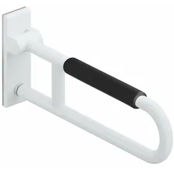 HEWI Mobiler Stützklappgriff, drehbar, Serie 801, Rubinrot