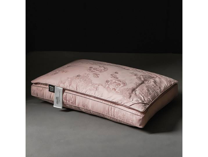 Oreiller doux en jacquard de mûrier pour dormir, anti-acariens, soins de santé, literie, cou d'hôtel, naturel, jongsatin, remplissage