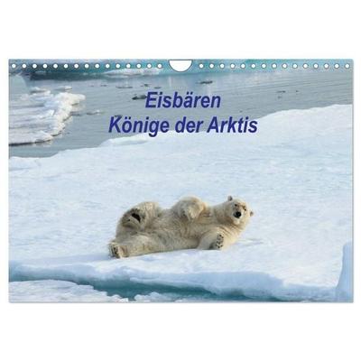Eisbären - Könige der Arktis (Wandkalender 2027 DIN A4 quer), CALVENDO Monatskalender