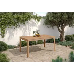 OUTFLEXX Esstisch, natur, Akazie, 160 x 90 cm, FSC®-zertifiziertes Produkt