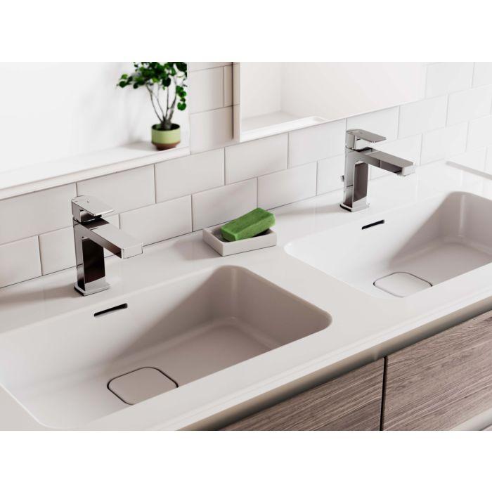 Ideal Standard Strada II Möbel-Doppelwaschtisch T300501 124x18x46cm, weiß