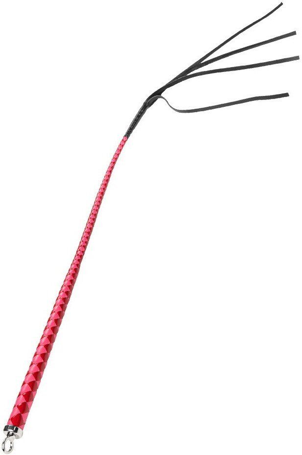 Rise Fouet Bull Whip 90 cm en cuir fin pour jeux sensuels