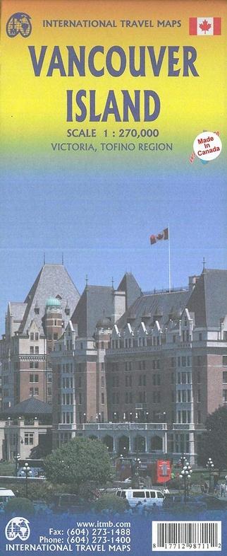 Carte de voyage - île de Vancouver (Colombie Britannique, Canada)   ITM