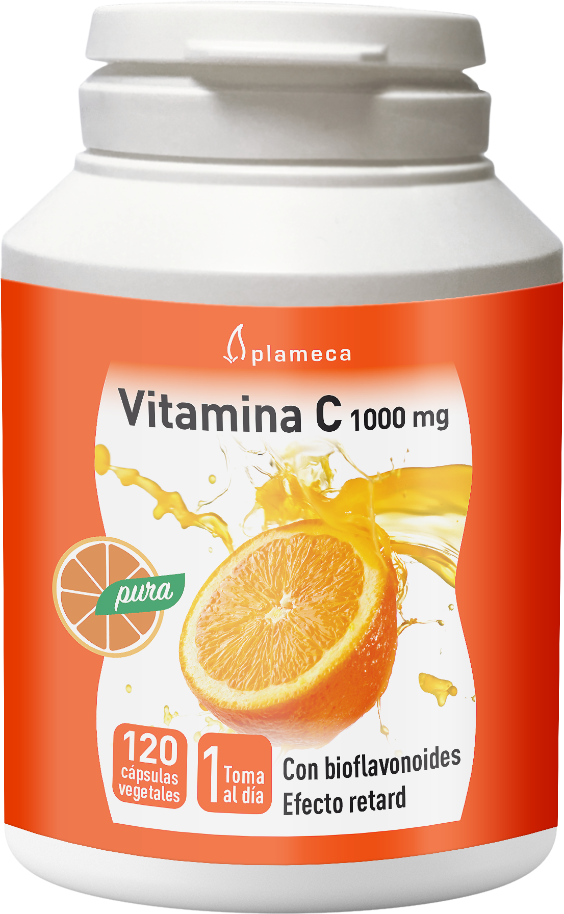 Plameca Pure Vitamin C 1000 mg 120 Vegetable Capsules 120
