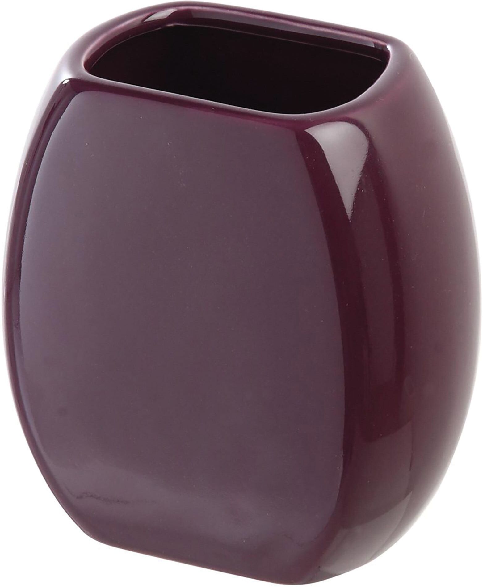 Tecnomat PORTA SPAZZOLINO SERIE PARIGI IN CERAMICA COLORE VIOLA