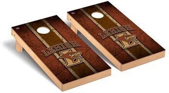 Skip's Garage Lehigh Mountain Hawks Vintage Cornhole Board Set