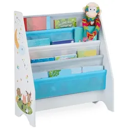 relaxdays Bücherregal »Bunte Hängefächer«