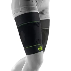 Bauerfeind Sports Unisex Compression Sleeves Upper Leg - lang schwarz