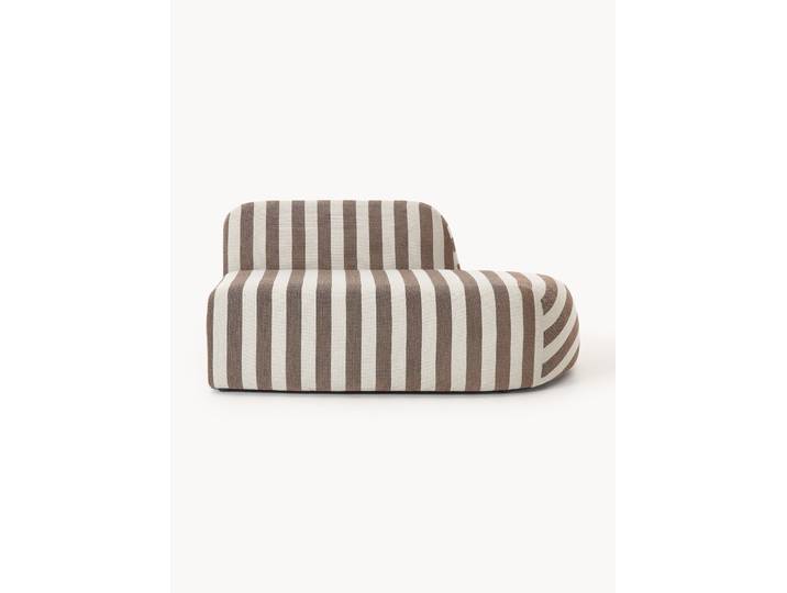 Gestreepte chaise longue module Wolke