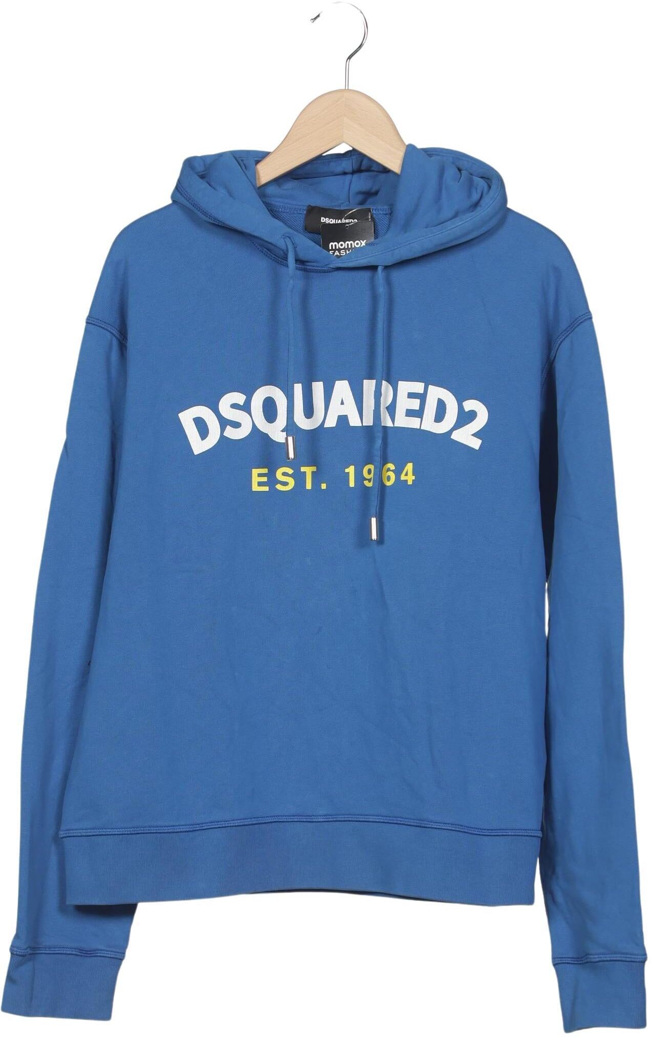 Dsquared2 Herren Kapuzenpullover, Blau, Gr. M, Baumwolle / Elasthan - Second Hand