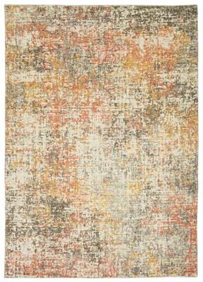 Domani Comfort Distressed Rustic Ombre Faux Fur Area Rug