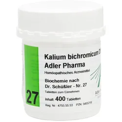 Biochemie Adler 27 Kalium bichrom D 12 T 400 St