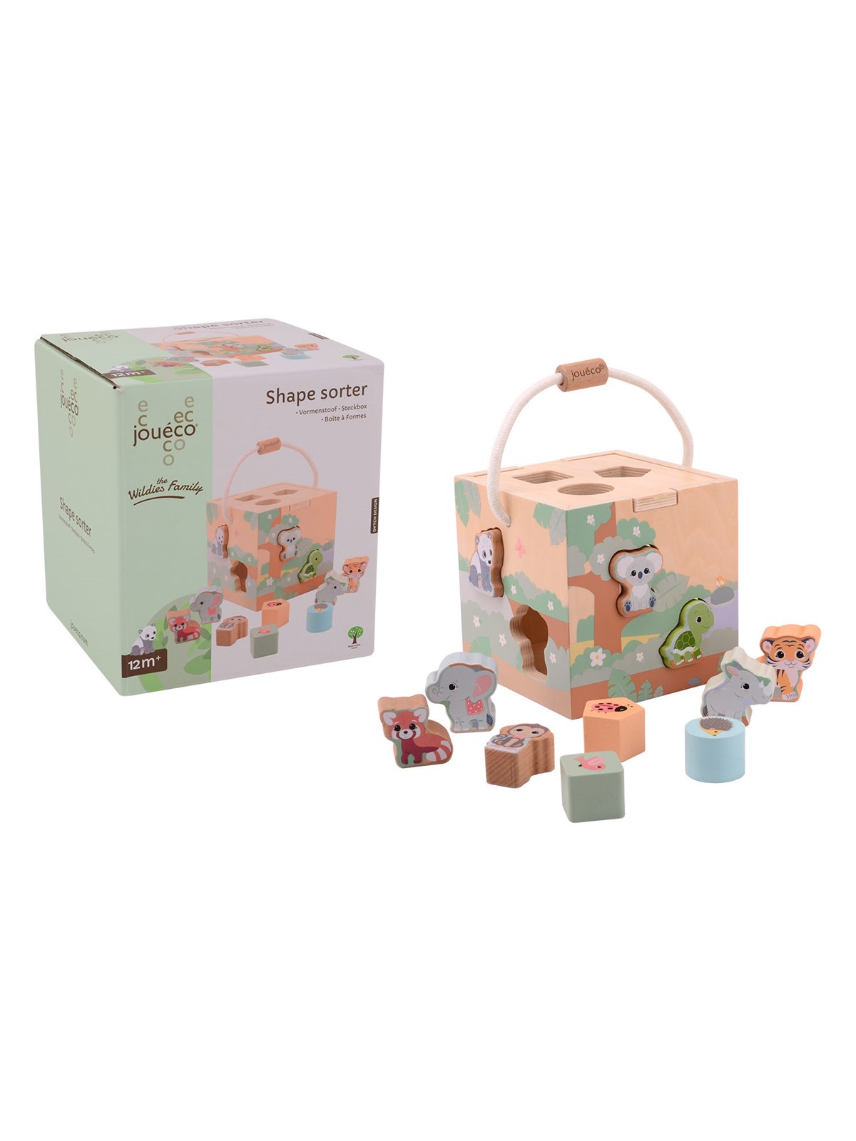 Jouéco The Wildies Family Shape Sorter