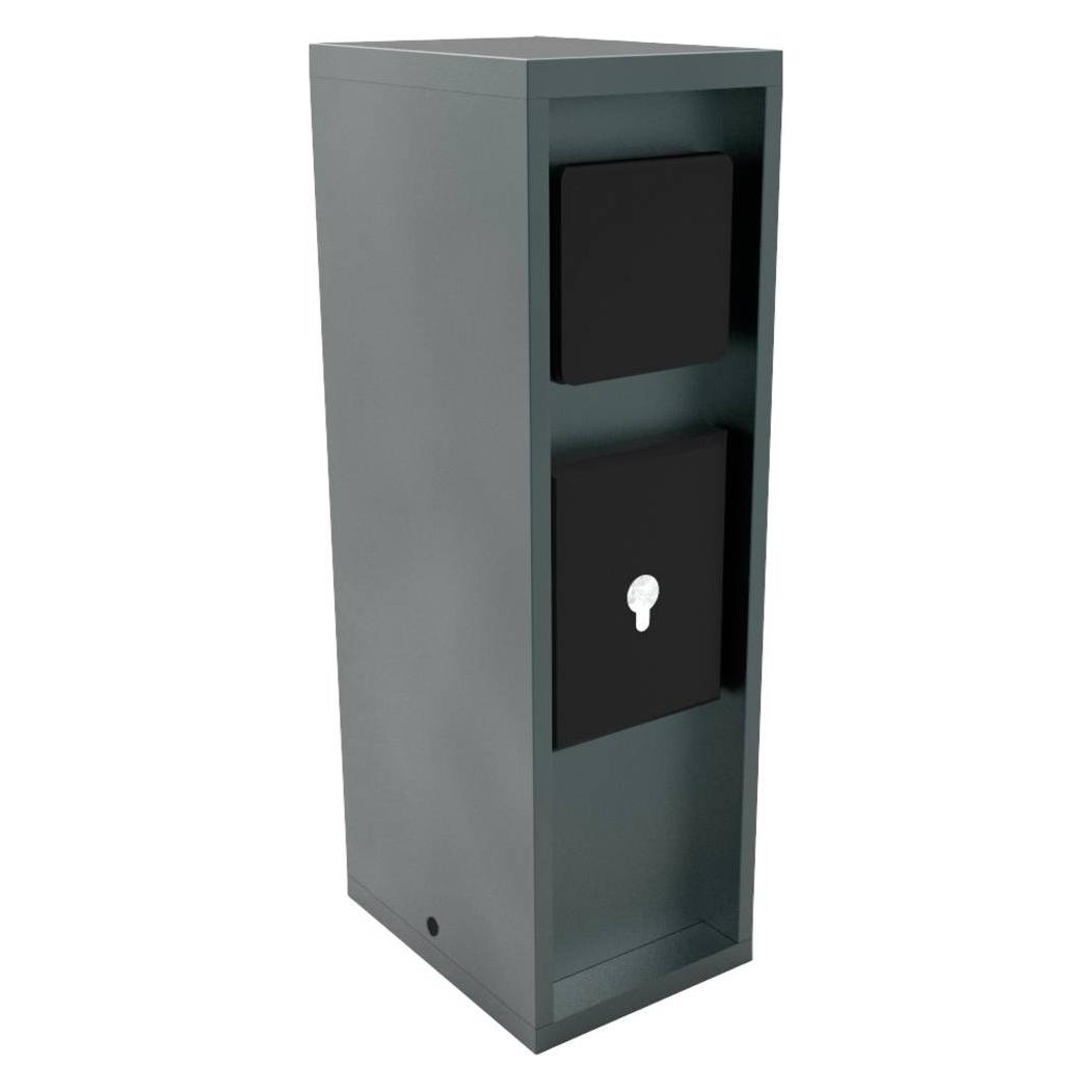 Bold 10620 Gartensteckdose 3fach Anthrazit ohne Kabel mit Schalter Timer per App (10620)