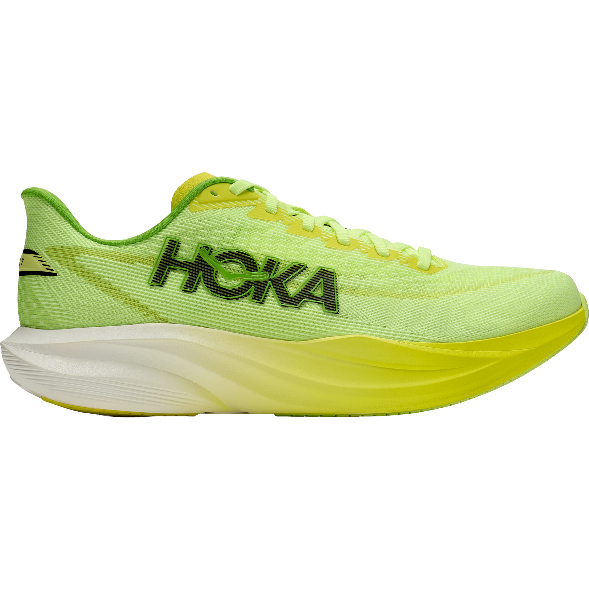 Hoka Mach 7 Herren Laufschuhe gelb Größe 42.5 Laufen Atmungsaktiv