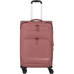 travelite KICK OFF Trolley 4-Rollen M exp. Blush