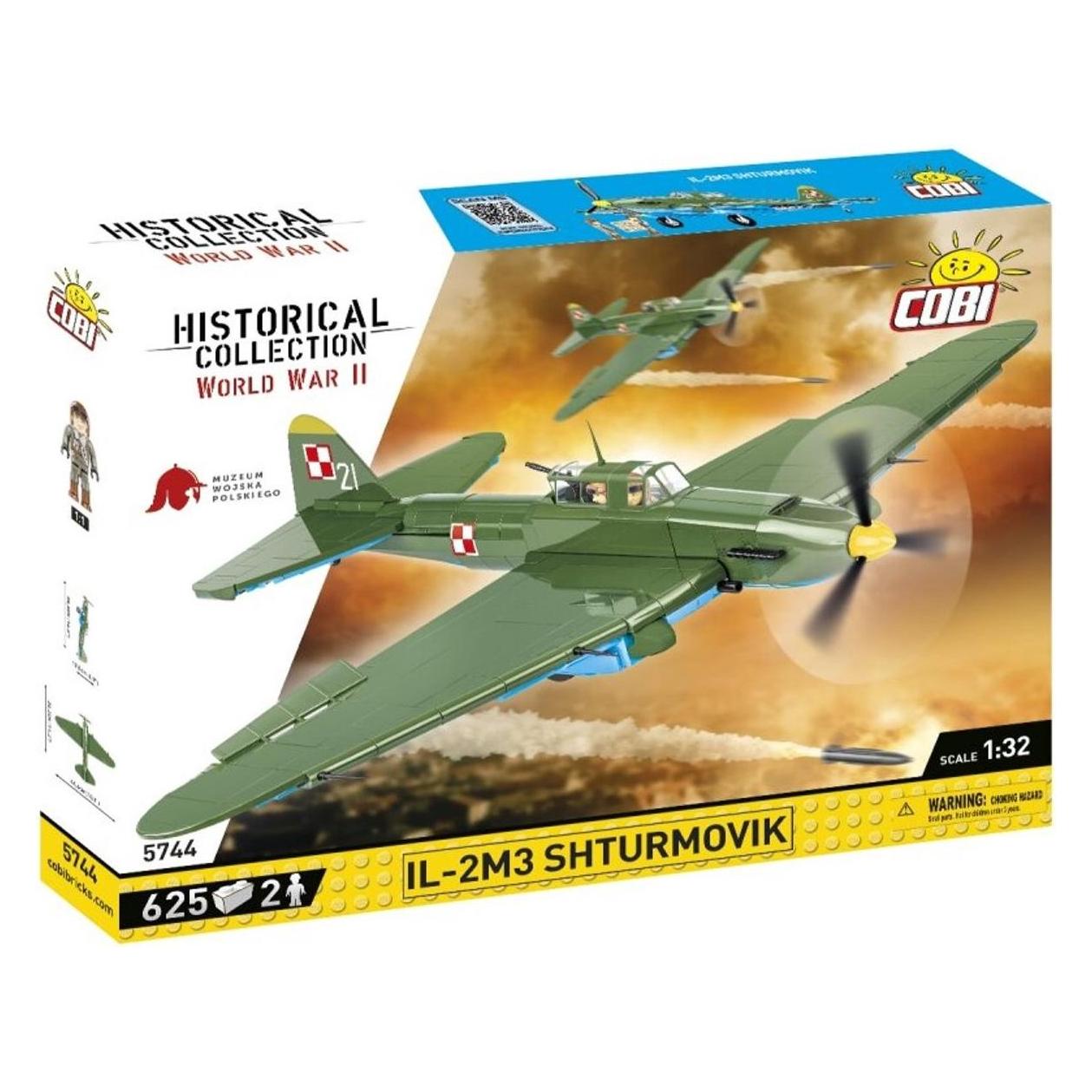 Cobi 5744 - 625 PCS 'HC WWII /5744/ ILYUSHIN II 02 SHTURMOVIK MWP (COBI-5744)