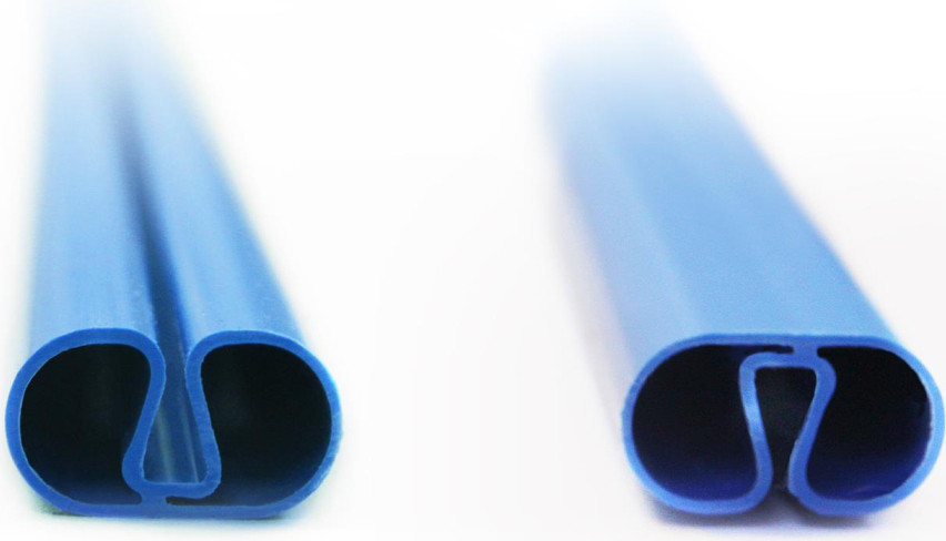 Trend Pool Profielrailset Spatscherm Blauw met diameter 350-360 cm