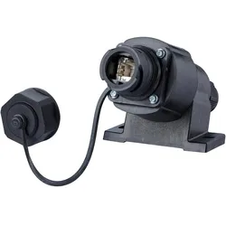 Metz Connect E-DAT Industry IP67 V1 AP + RJ45 field jack insert Cat.6 Class EA, Zubehör Netzwerk