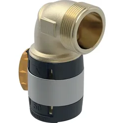 Geberit FlowFit Übergangsbogen 90Gr mit AG Rg+ 90Gr d63-R2