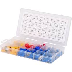 KS Tools 970.0290 Quetschverbinder-Sortiment 0.50 mm² 6 mm² Rot, Blau, Gelb 160 Teile