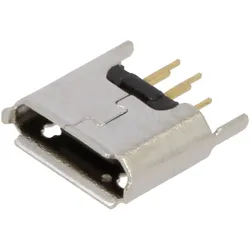 Micro USB Typ B Buchse, SMD, THT Montage, stehend