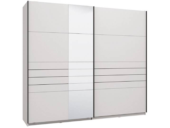 Schwebetürenschrank JASPER weiss 2 Türen