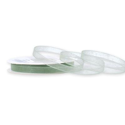 Creativery 12mm Organzaband 25m Chiffonband Schleifenband Geschenkband Deko Stoffband Eukalyptus