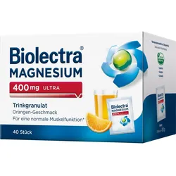 Biolectra Magnesium 400mg Ultra Trinkgran. Orange 40 ST