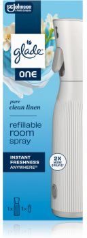 Glade ONE Pure Clean Linen ambientador recarregável 10 ml. ONE Pure Clean Linen