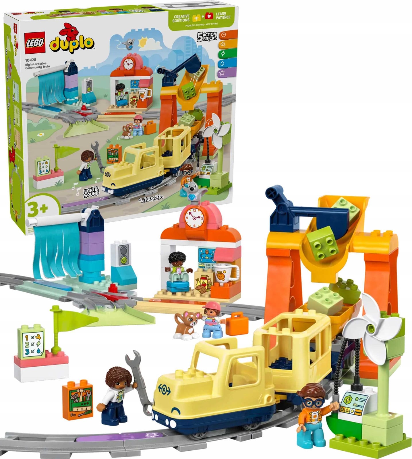 LEGO DUPLO Grote interactieve gemeenschapstrein 10428