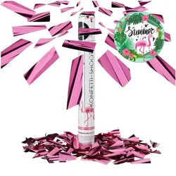 relaxdays Party Popper »Pink« 40 cm pink