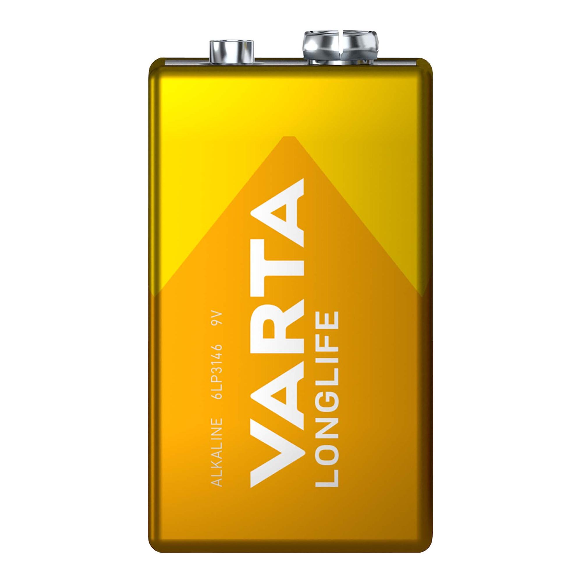 Varta Cons.Varta Batterie Longlife E E-Block, 6LR61,Al-Mn 4122 Stk.1 (04122101111)