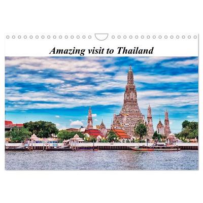 Amazing visit to Thailand (Wall Calendar 2026 DIN A4 landscape), CALVENDO 12 Month Wall Calendar