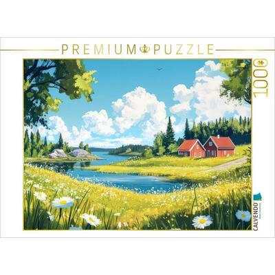 CALVENDO Puzzle Schweden | 1000 Teile Lege-Größe 64x48cm Foto-Puzzle für glückliche Stunden, Sonstige von , Calvendo Puzzle