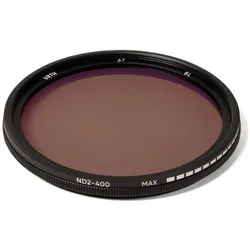 Urth 67mm ND2 400 (1 8.6 Stop) Variable ND Lens Filter (67 mm, ND- / Graufilter), Objektivfilter, Grau
